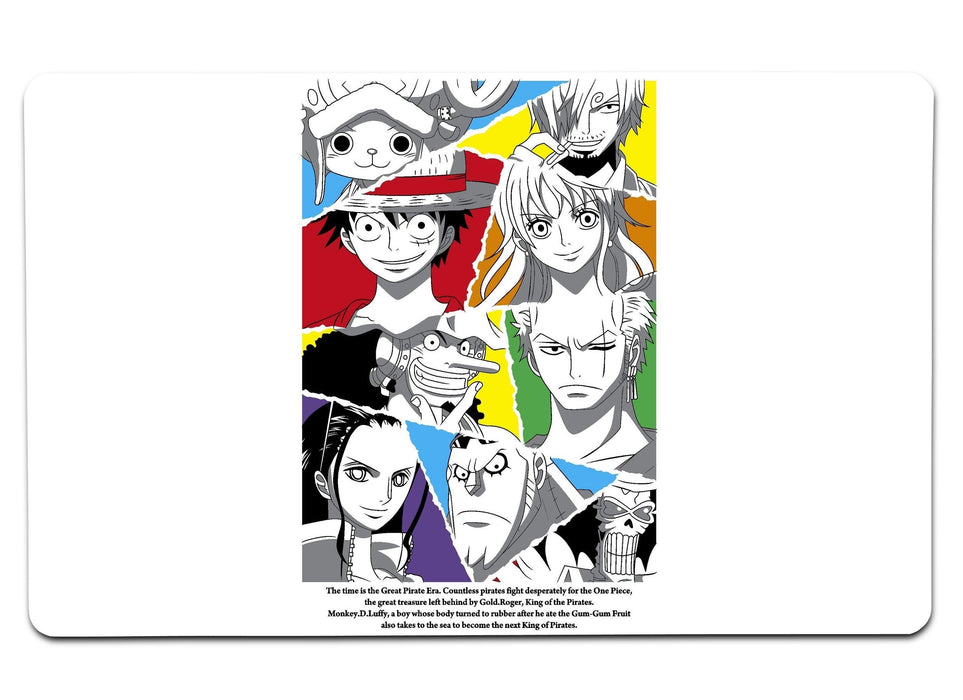Strawhat Pirates Crew Large Mouse Pad