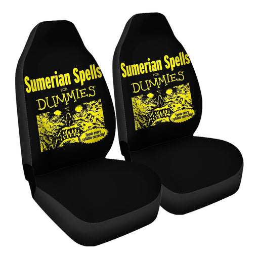 Sumerian spells for dummies Car Seat Covers - One size