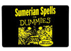 Sumerian Spells For Dummies Large Mouse Pad