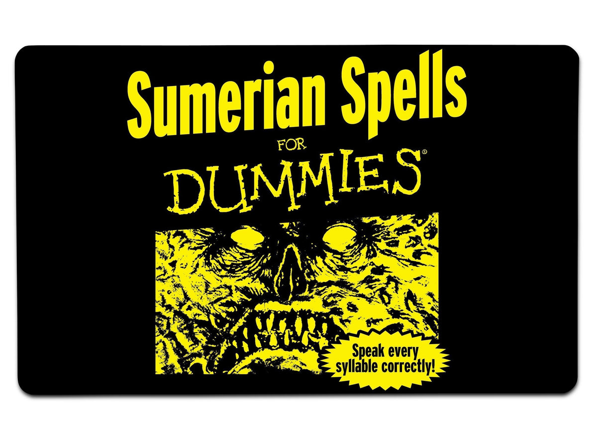 Sumerian Spells For Dummies Large Mouse Pad - Large Mouse Pad | Nurd Tyme — Nurdtyme LLC