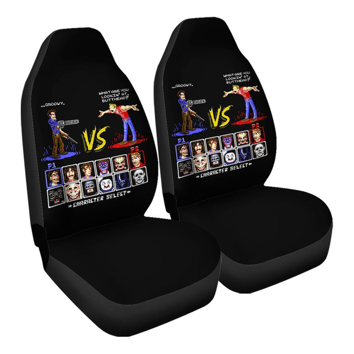 Super 80s Good Vs Evil2 Car Seat Covers - One size