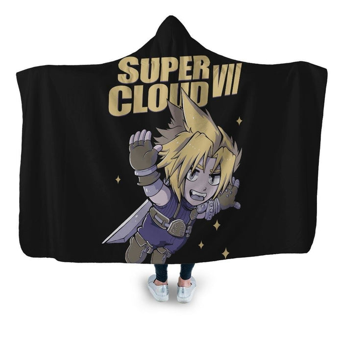 Super Cloud Hooded Blanket - Adult / Premium Sherpa
