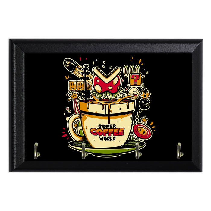 Super Coffee World Key Hanging Plaque - 8 x 6 / Yes