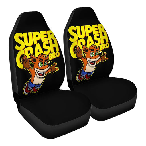 Super Crash Bros Car Seat Covers - One size
