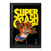 Super Crash Bros Decorative Wall Plaque Key Holder Hanger - 8 x 6 / Yes