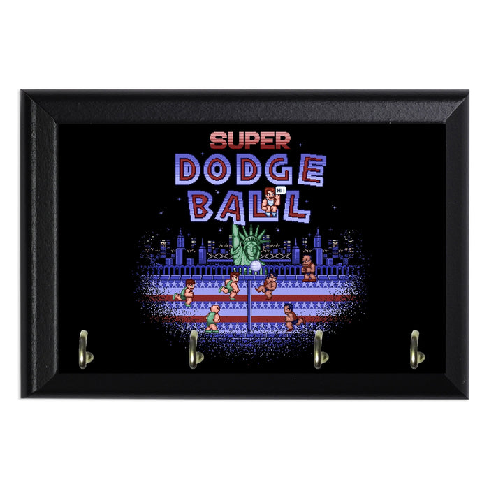 Super Dodge Ball Wall Key Hanging Plaque - 8 x 6 / Yes