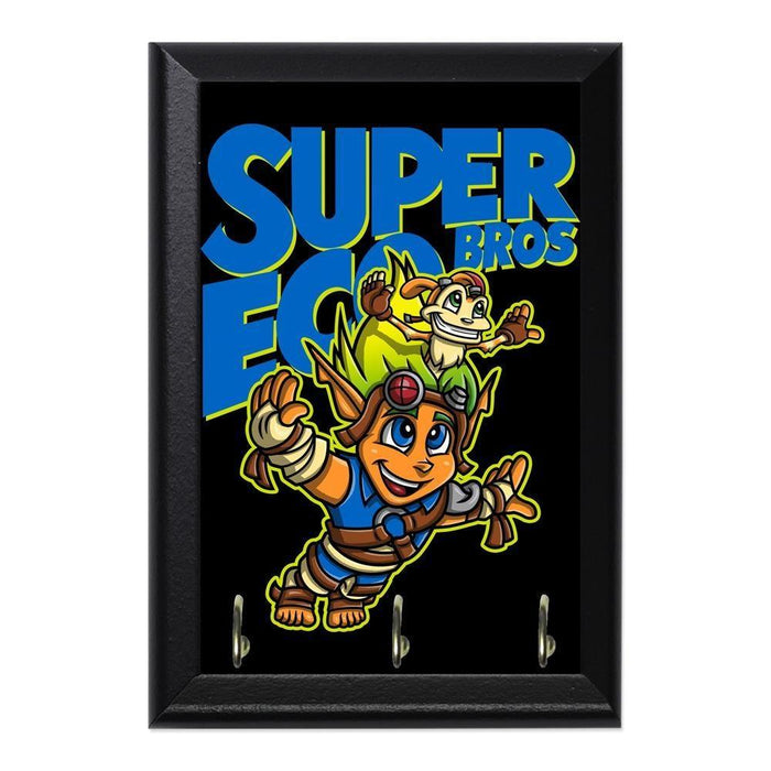 Super Eco Bros Decorative Wall Plaque Key Holder Hanger - 8 x 6 / Yes