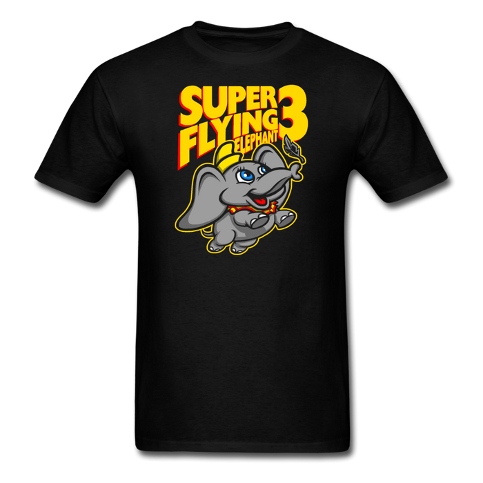 Super Flying Elephant 3 Unisex Classic T-Shirt - black / S