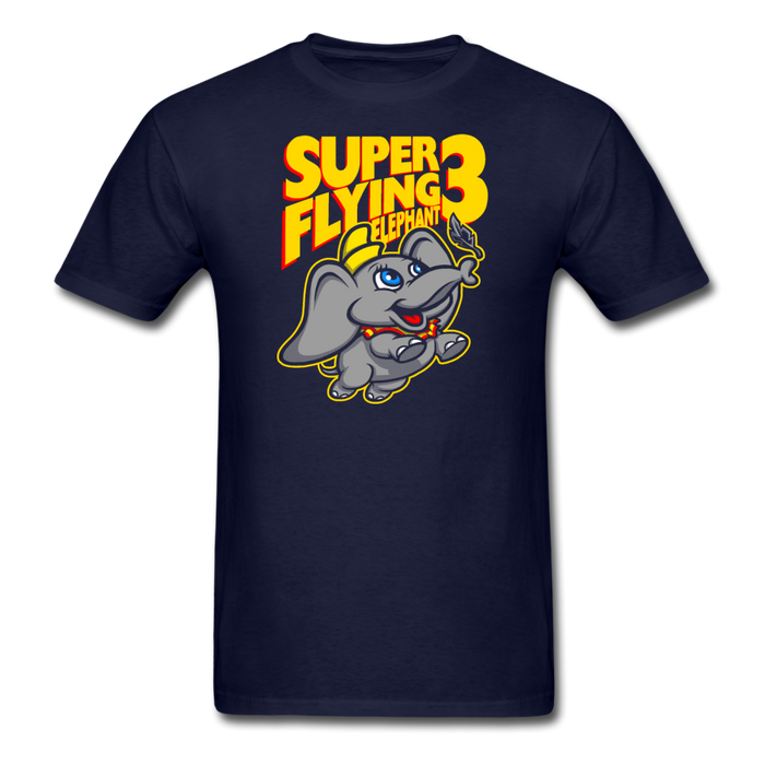 Super Flying Elephant 3 Unisex Classic T-Shirt - navy / S