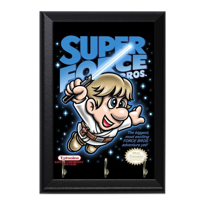 Super Force Bros Luke Decorative Wall Plaque Key Holder Hanger - 8 x 6 / Yes