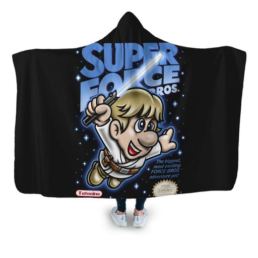 Super Force Bros Luke Hooded Blanket - Adult / Premium Sherpa