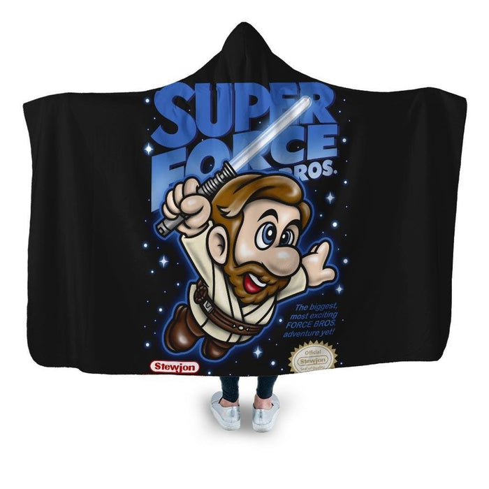 Super Force Bros Obiwan Hooded Blanket - Adult / Premium Sherpa