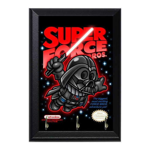 Super Force Bros Vader Decorative Wall Plaque Key Holder Hanger - 8 x 6 / Yes