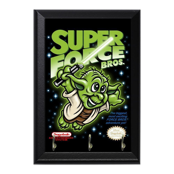 Super Force Bros Yoda Decorative Wall Plaque Key Holder Hanger - 8 x 6 / Yes