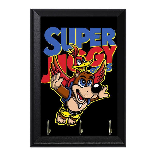 Super Jiggy Bros Decorative Wall Plaque Key Holder Hanger - 8 x 6 / Yes