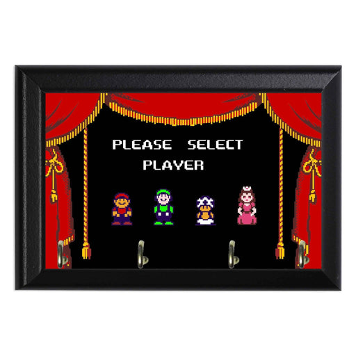 Super Mario Bros 2 Character Select Screen Geeky Wall Plaque Key Hanger
