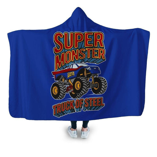 Super Monster Hooded Blanket - Adult / Premium Sherpa