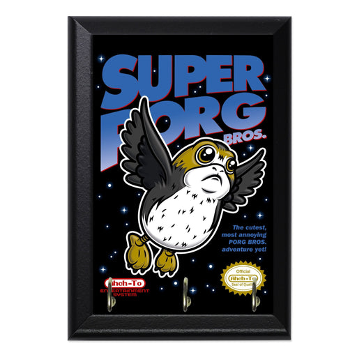 Super Porg Bros Key Hanging Wall Plaque - 8 x 6 / Yes