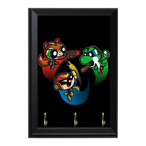 Super Puff Bros 2 Decorative Wall Plaque Key Holder Hanger - 8 x 6 / Yes