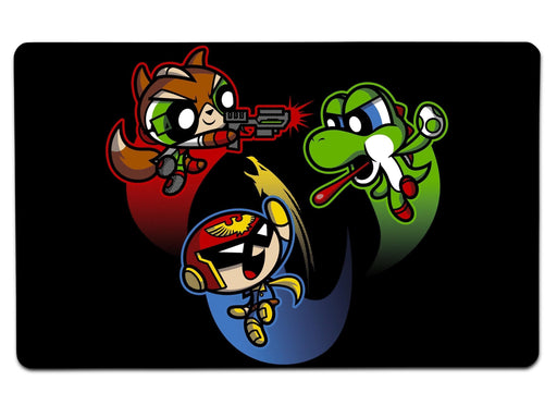 Super Puff Bros 2 Large Mouse Pad