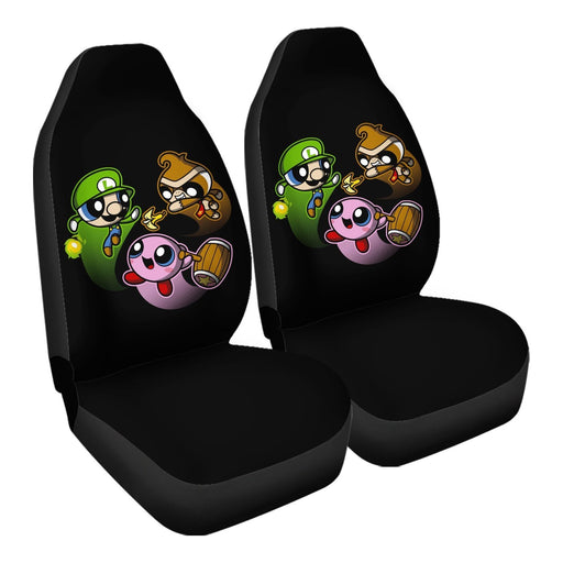 Super Puff Bros 3 Car Seat Covers - One size
