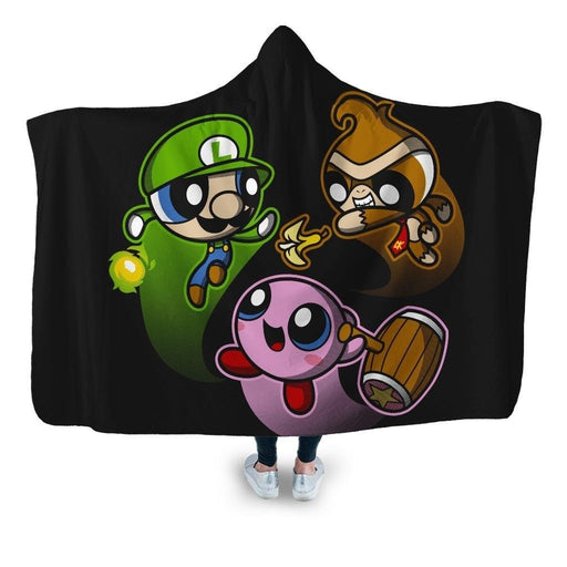 Super Puff Bros 3 Hooded Blanket - Adult / Premium Sherpa