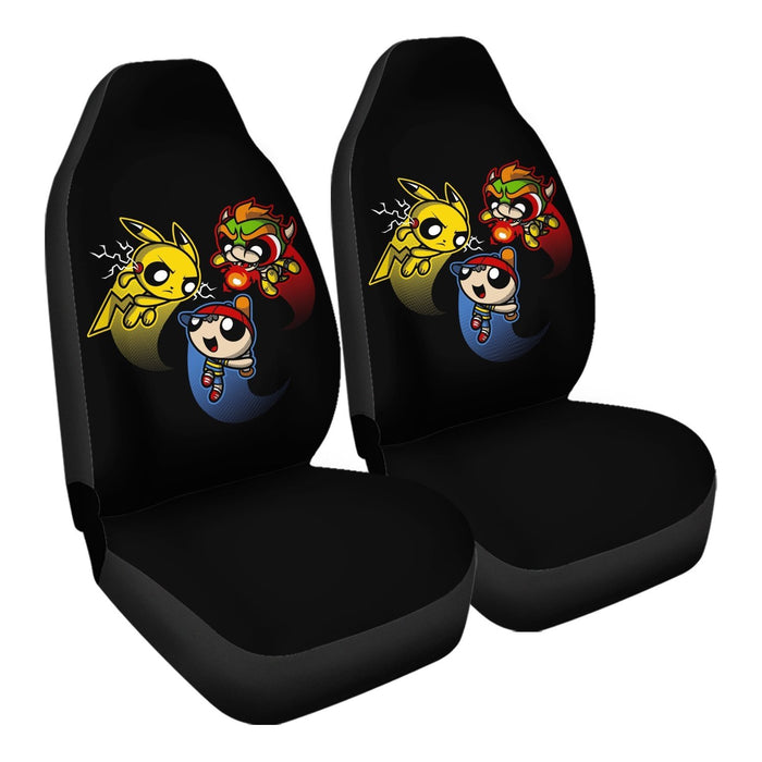Super Puff Bros 4 Car Seat Covers - One size