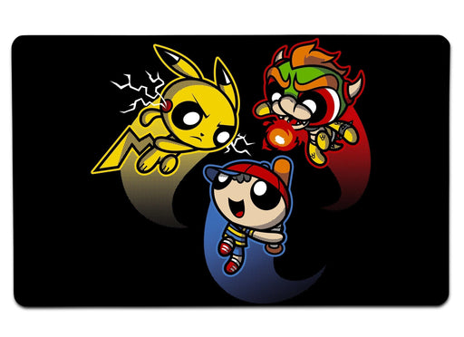 Super Puff Bros 4 Large Mouse Pad