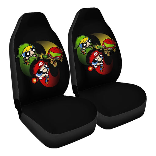 Super Puff Bros Car Seat Covers - One size