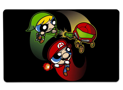 Super Puff Bros Large Mouse Pad