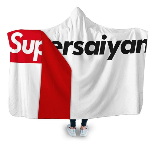 Super Saiyan Hooded Blanket - Adult / Premium Sherpa