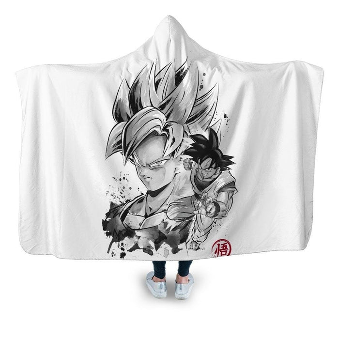 Super Saiyan Warrior Hooded Blanket - Adult / Premium Sherpa