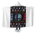 Super Smash Knit Hooded Blanket - Adult / Premium Sherpa