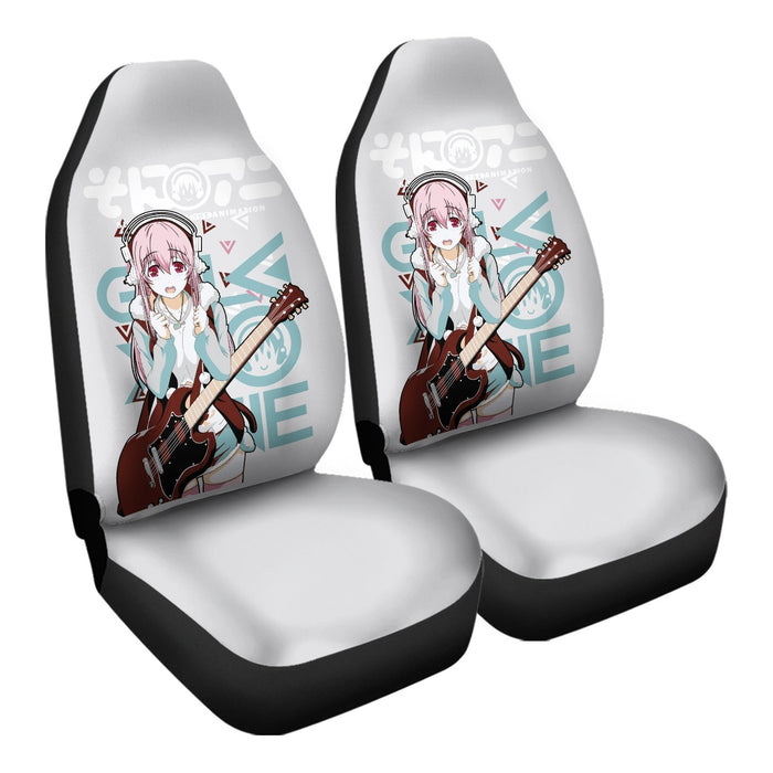 Super Sonico Car Seat Covers - One size