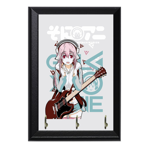 Super Sonico Key Hanging Plaque - 8 x 6 / Yes