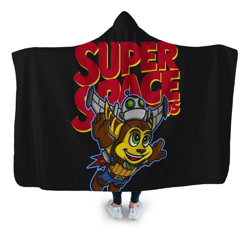 Super Space Bros Hooded Blanket - Adult / Premium Sherpa
