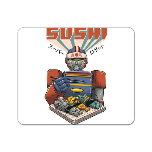 Super Sushi Robot Mouse Pad