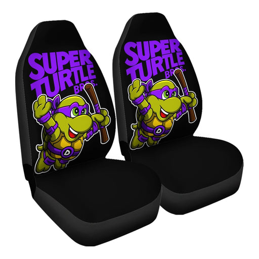 Super Turtle Bros Donnie Car Seat Covers - One size