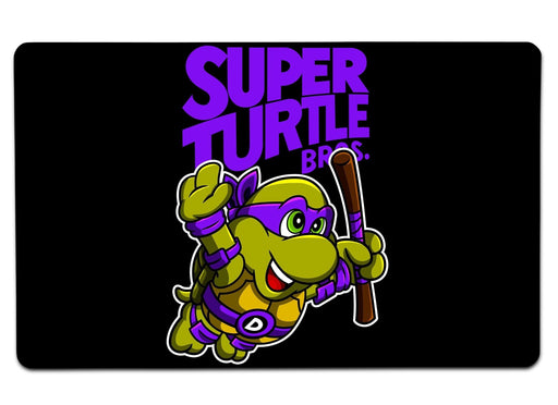 Super Turtle Bros Donnie Large Mouse Pad