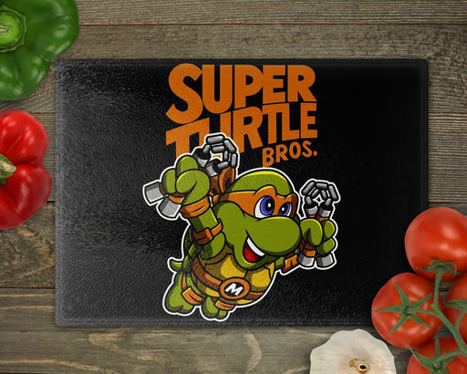 Super Turtle Bros Mikey Cutting Board
