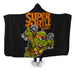 Super Turtle Bros Mikey Hooded Blanket - Adult / Premium Sherpa