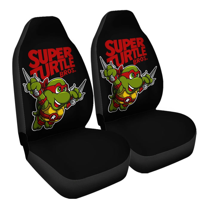 Super Turtle Bros Raph Car Seat Covers - One size