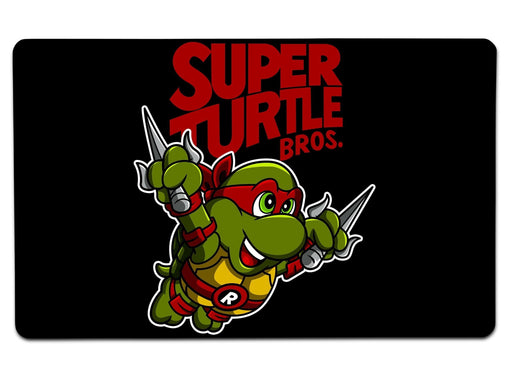 Super Turtle Bros Raph Large Mouse Pad