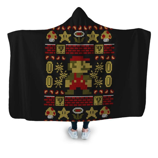 Super Ugly Hooded Blanket - Adult / Premium Sherpa