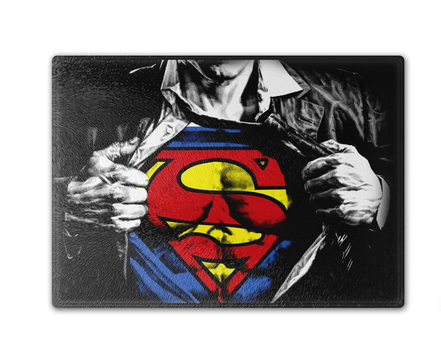 Superman Logo Cutting Board