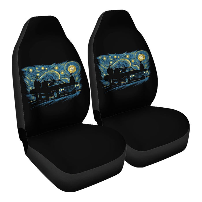 Supernatural Night Car Seat Covers - One size