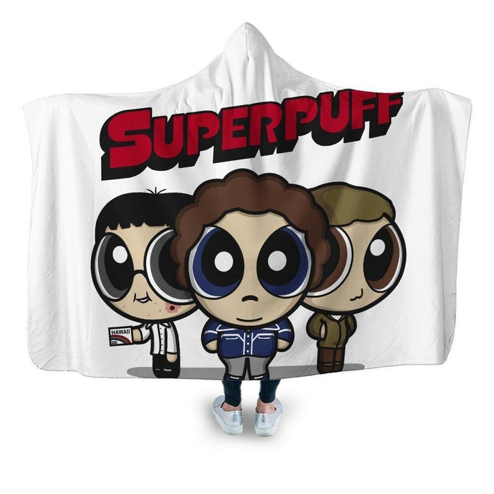 Superpuff Hooded Blanket - Adult / Premium Sherpa