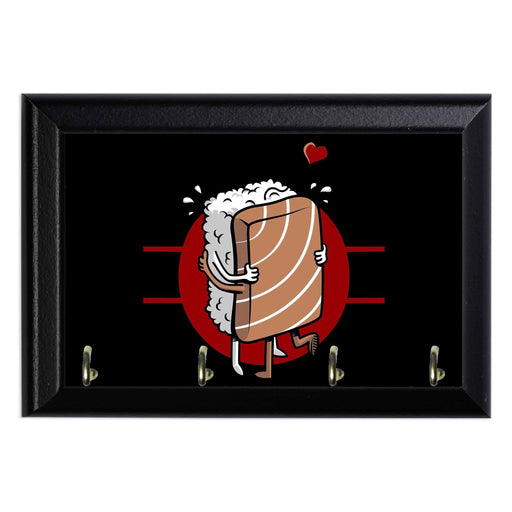 Sushi Love Key Hanging Wall Plaque - 8 x 6 / Yes