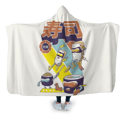 Sushi Sentai Hooded Blanket - Adult / Premium Sherpa