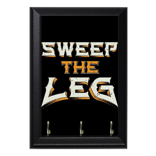 Sweep The Leg Wall Plaque Key Holder - 8 x 6 / Yes